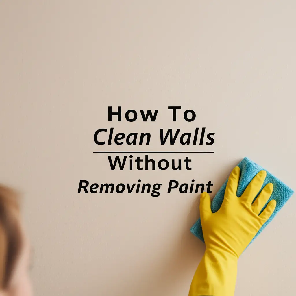 Learn how to clean walls without removing paint using safe methods. Discover gentle techniques to tackle stains, dirt, and scuff marks effectively.