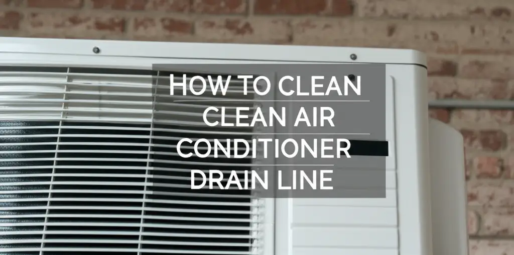 How To Clean Air Conditioner Drain Line