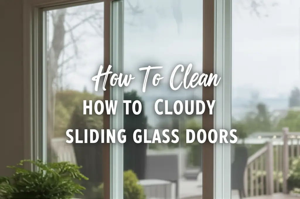 How To Clean Cloudy Sliding Glass Doors