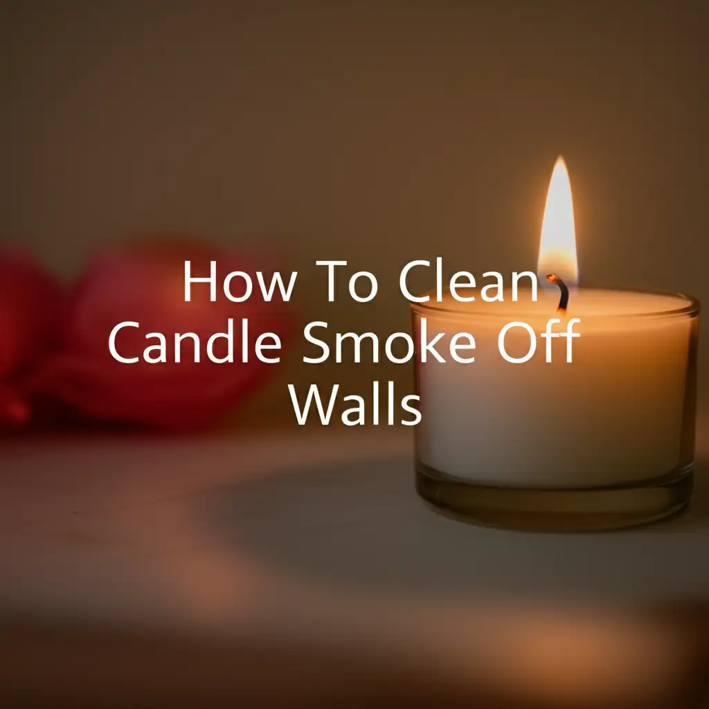 Learn how to effectively clean candle smoke off walls using simple methods and common household items. Restore your walls' appearance quickly.