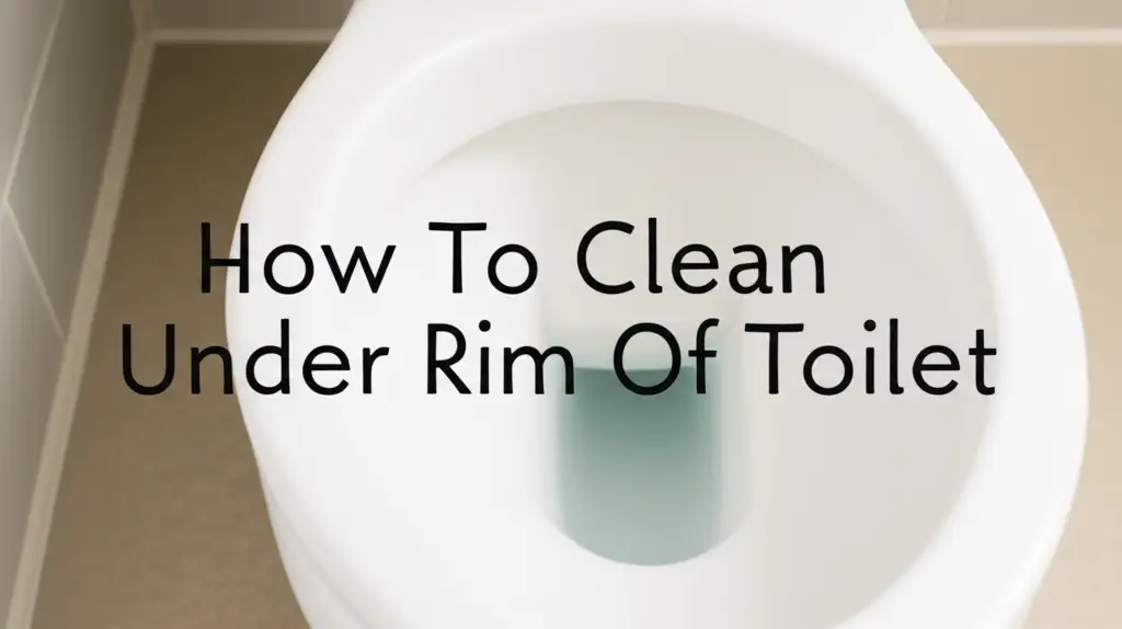 How To Clean Under Rim Of Toilet