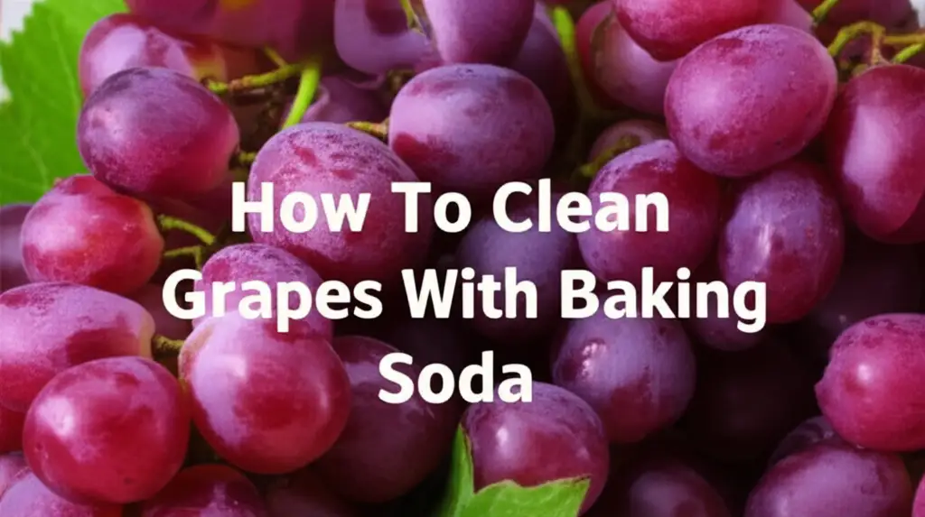 How To Clean Grapes With Baking Soda