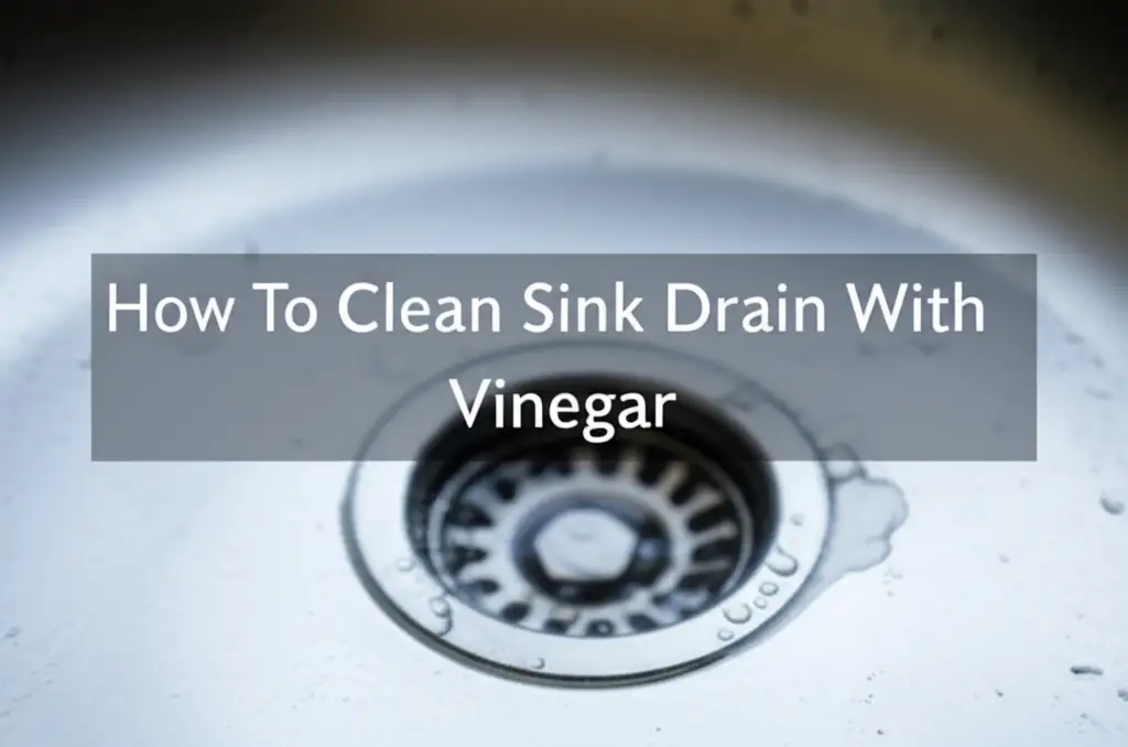 How To Clean Sink Drain With Vinegar