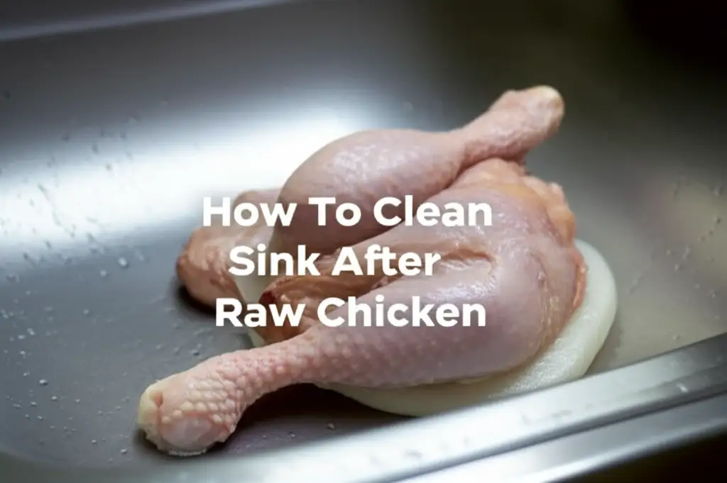 How To Clean Sink After Raw Chicken