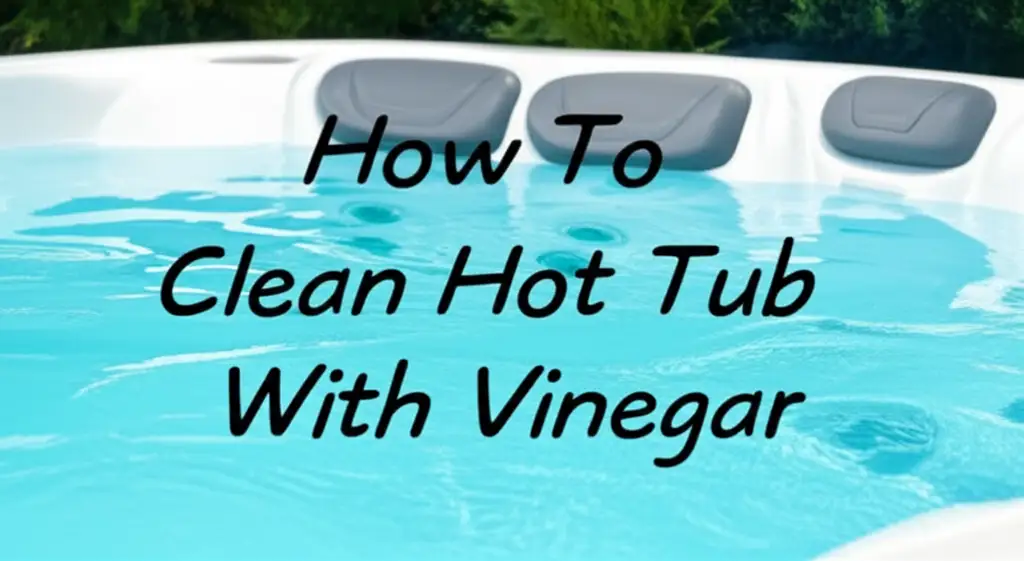 How To Clean Hot Tub With Vinegar