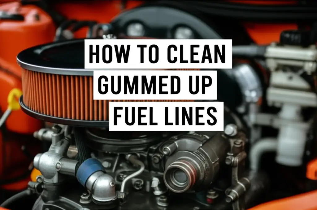 How To Clean Gummed Up Fuel Lines