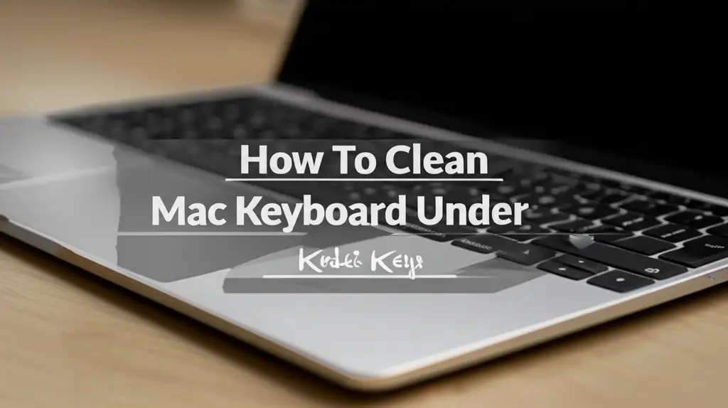 How To Clean Mac Keyboard Under Keys