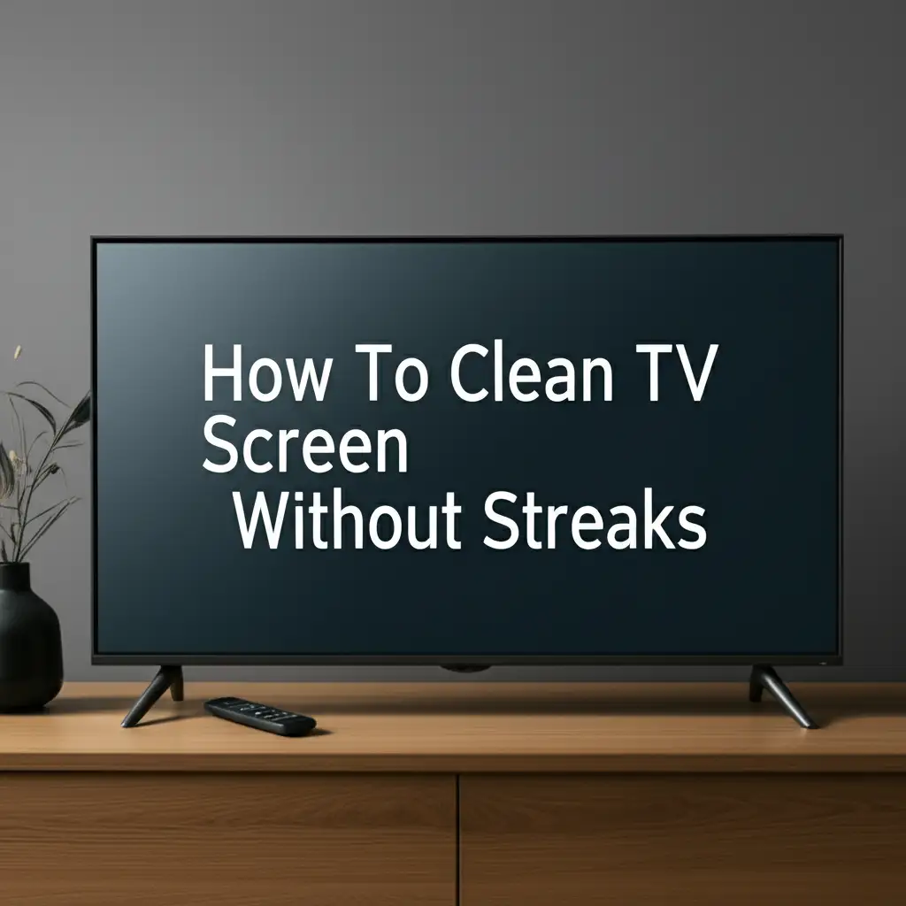 How To Clean Tv Screen Without Streaks