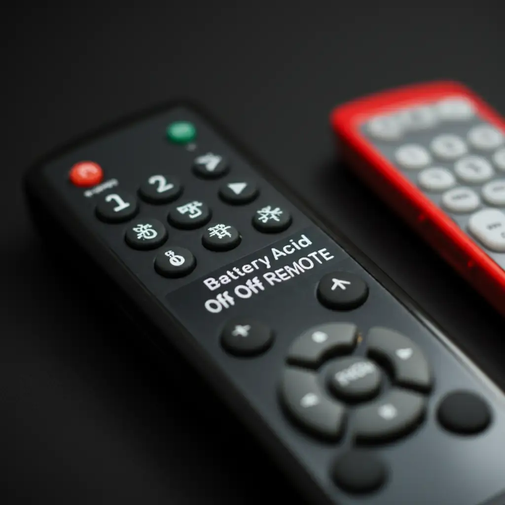 How To Clean Battery Acid Off Remote