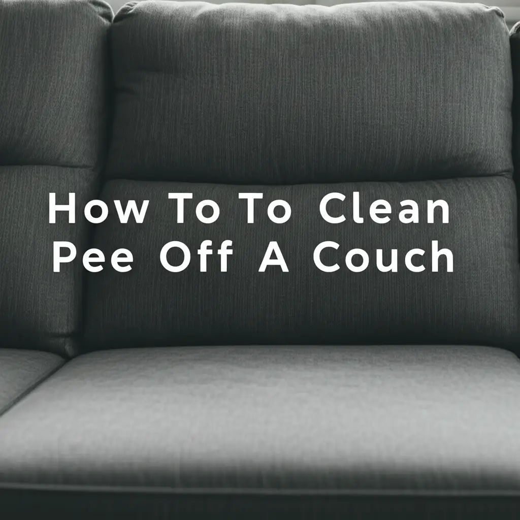 How To Clean Pee Off A Couch