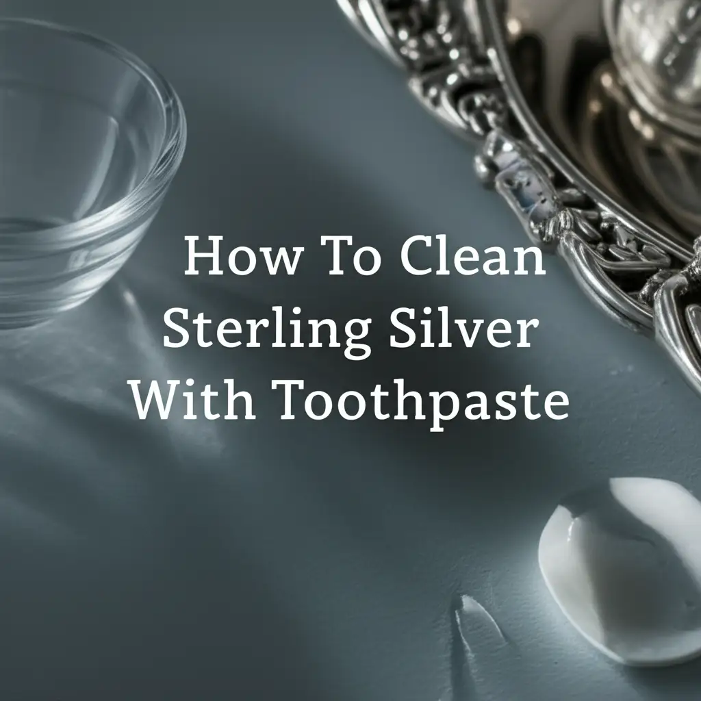 How To Clean Sterling Silver With Toothpaste