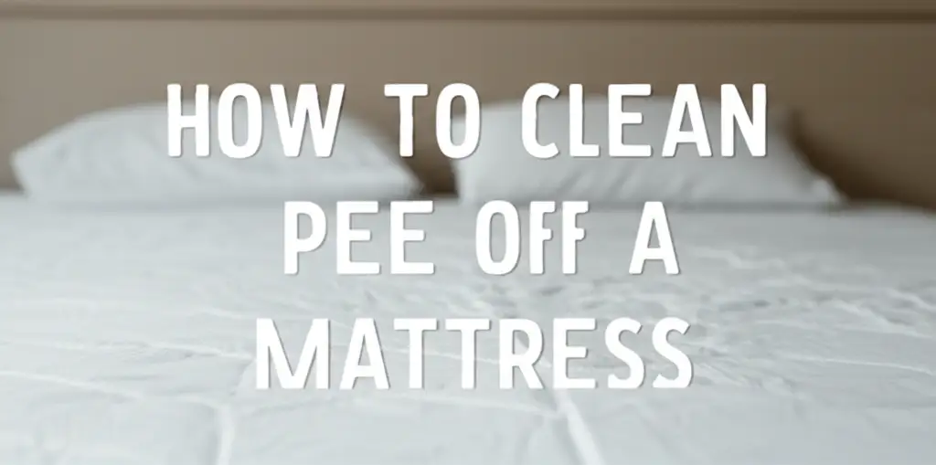 Learn how to clean pee off a mattress quickly and effectively. Discover natural remedies, enzyme cleaners, and drying tips to remove urine stains and odors for good.