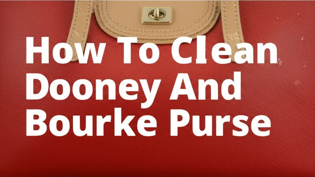 How To Clean Dooney And Bourke Purse