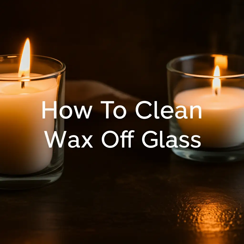 How To Clean Wax Off Glass