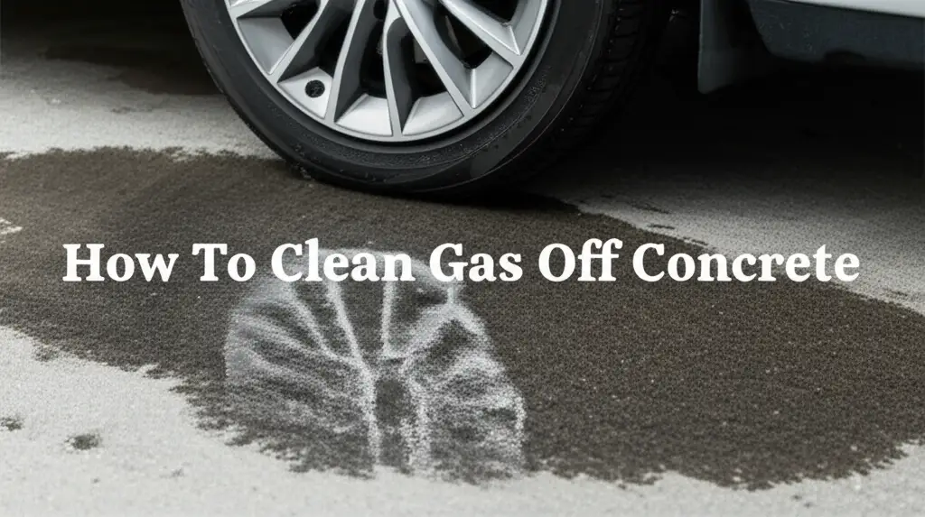 How To Clean Gas Off Concrete