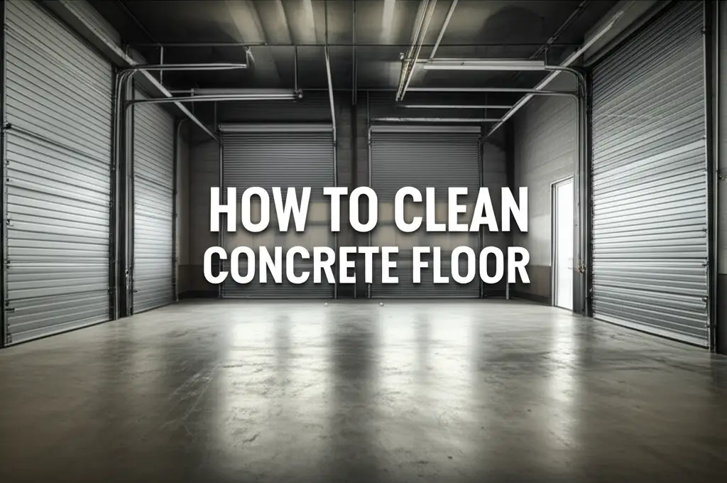 How To Clean Garage Concrete Floor