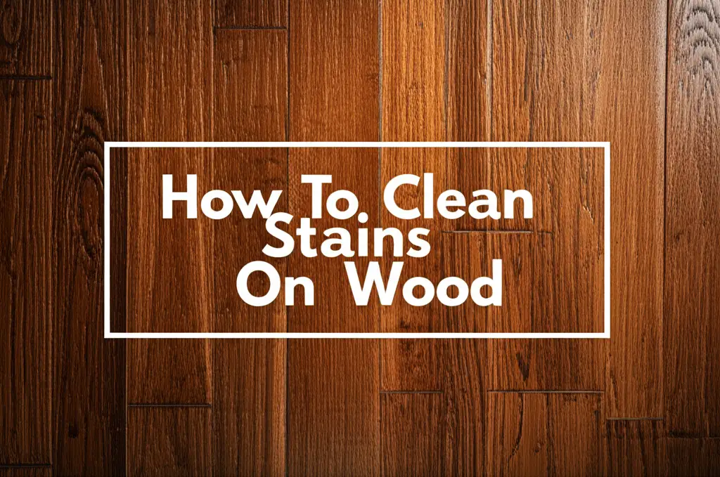 How To Clean Stains On Wood