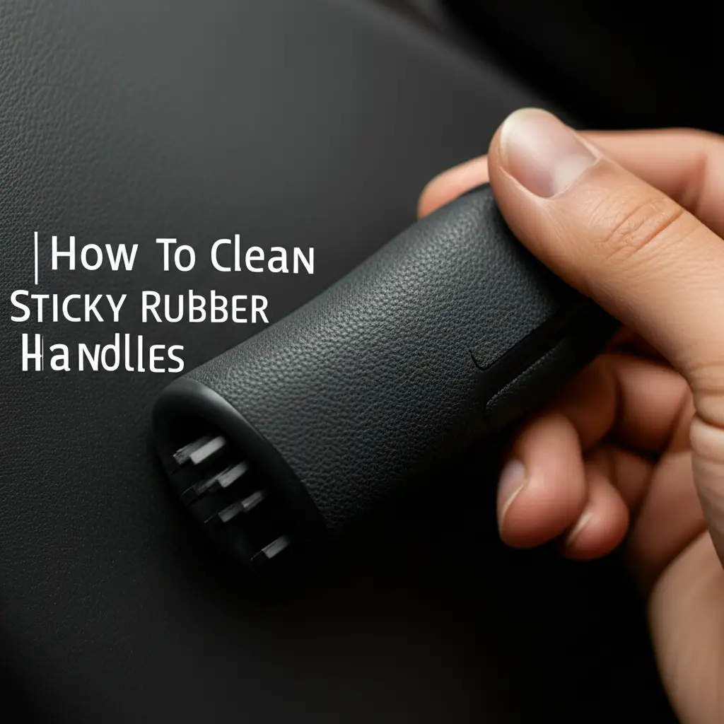 How To Clean Sticky Rubber Handles