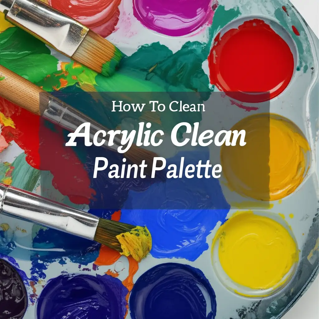 How To Clean Acrylic Paint Palette