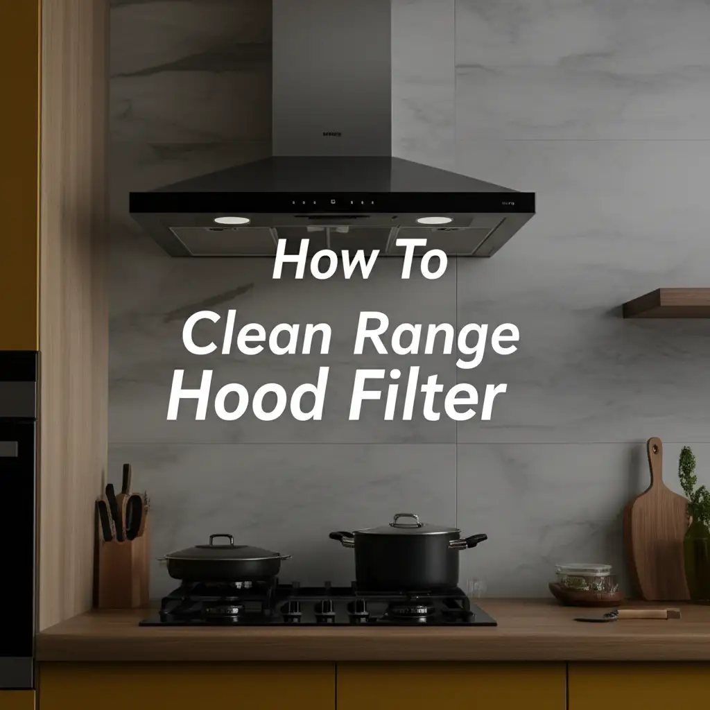 How To Clean Range Hood Filter