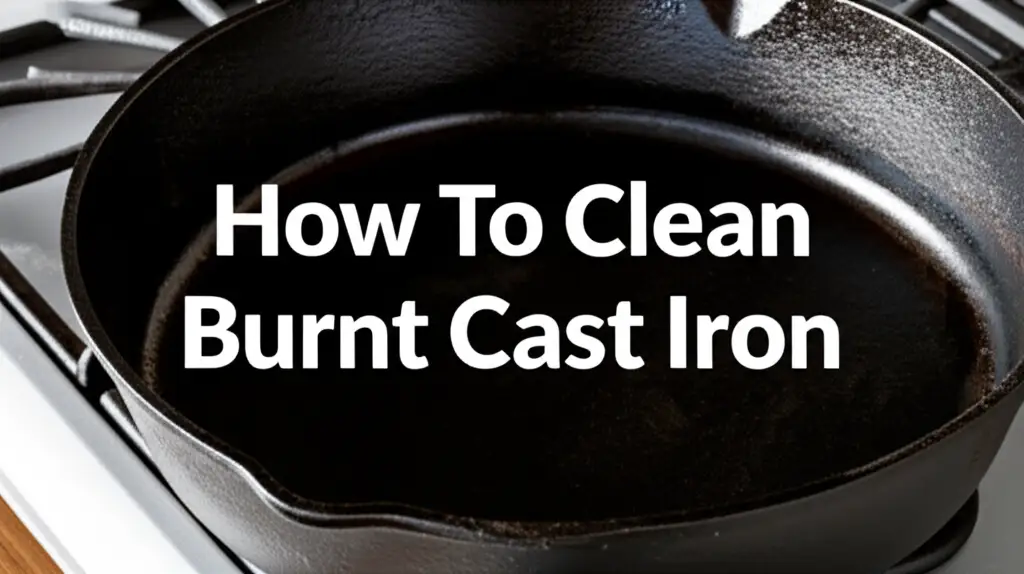How To Clean Burnt Cast Iron