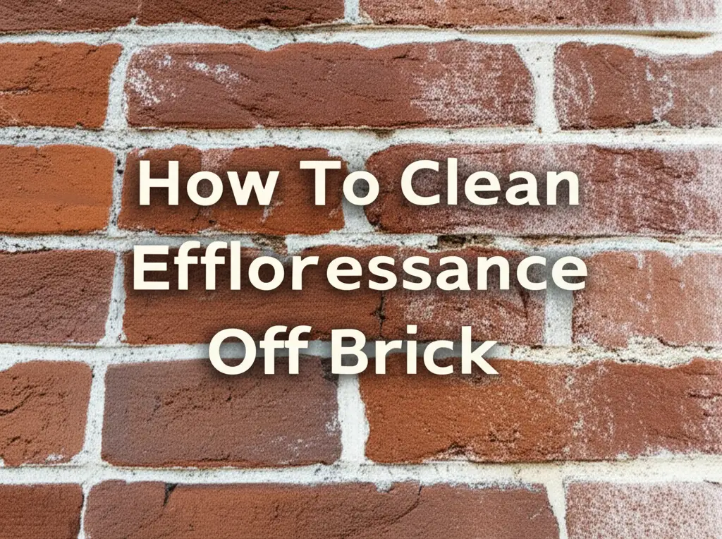 How To Clean Efflorescence Off Brick