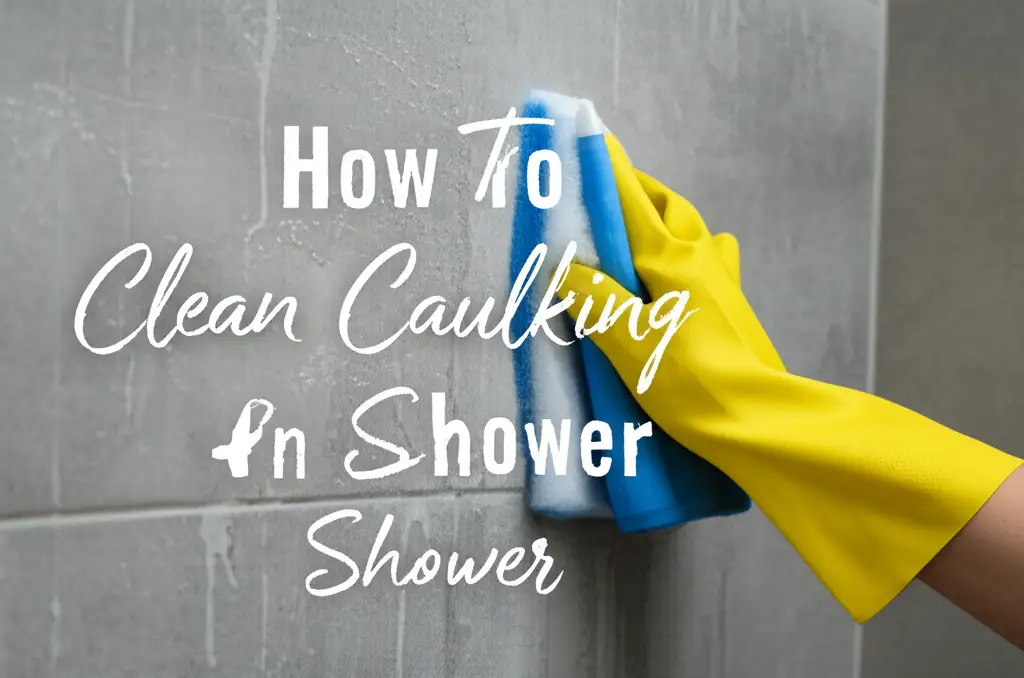 How To Clean Caulking In Shower