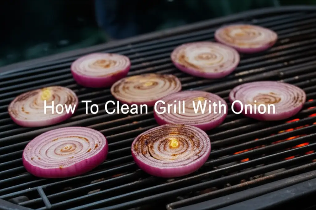 How To Clean Grill With Onion