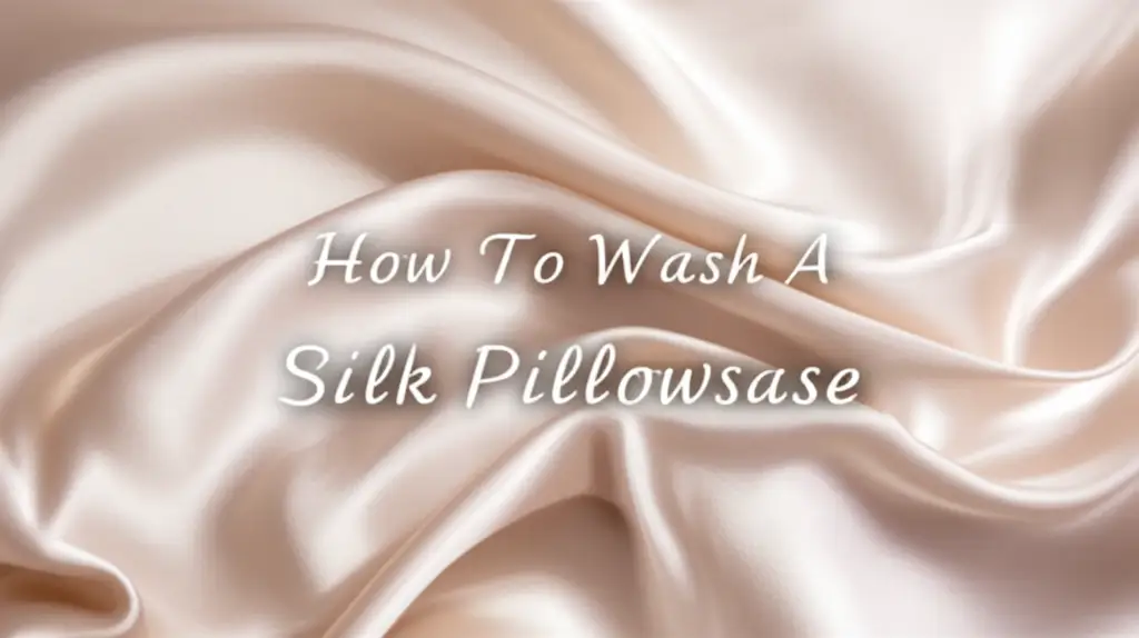How To Wash A Silk Pillowcase