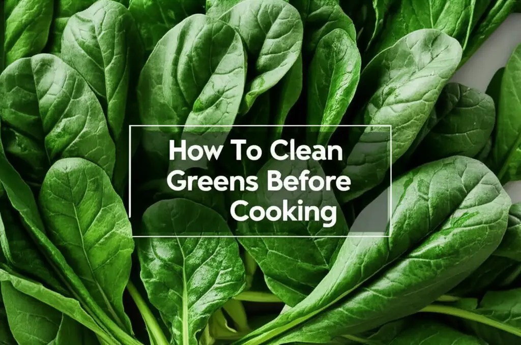 How To Clean Greens Before Cooking