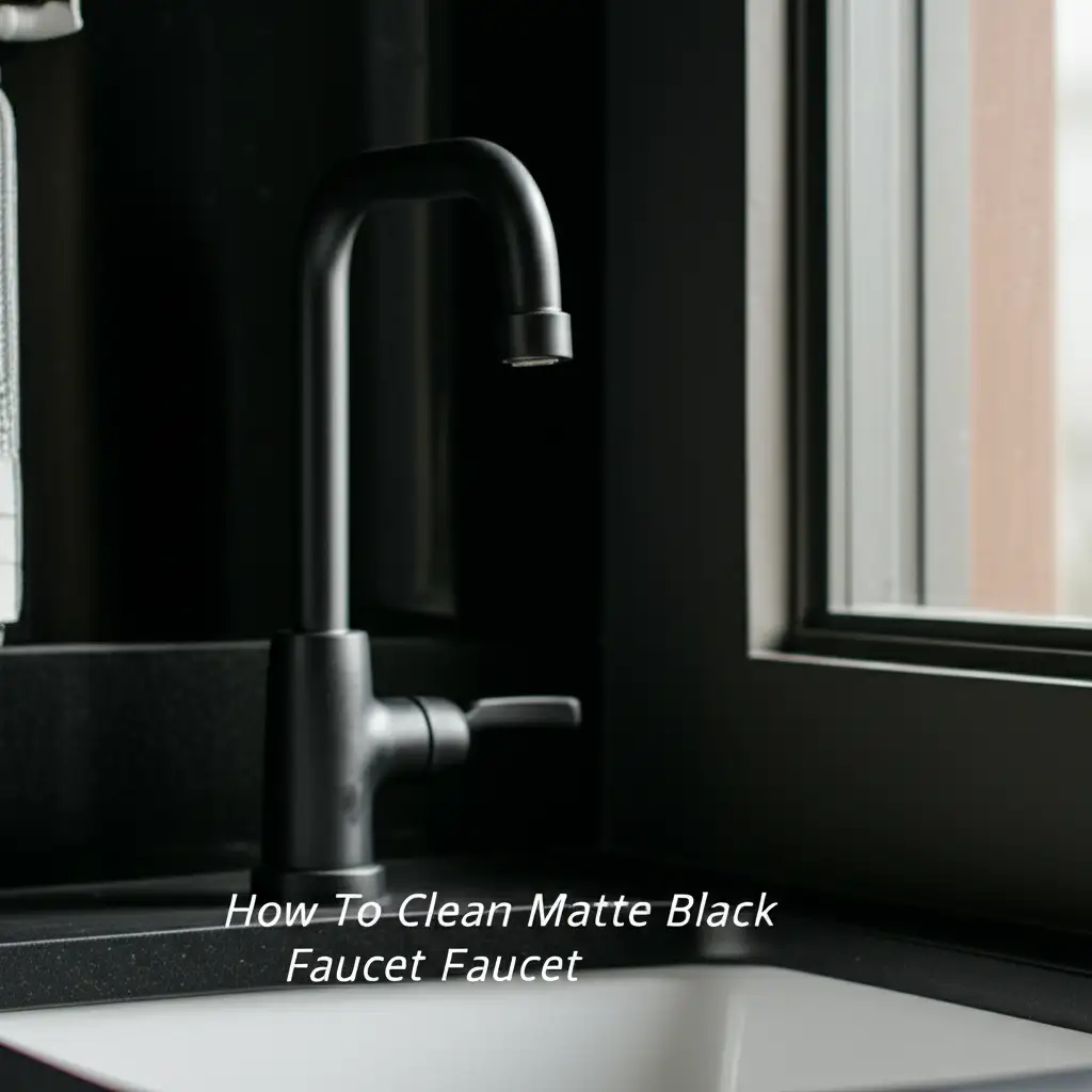 How To Clean Matte Black Faucet