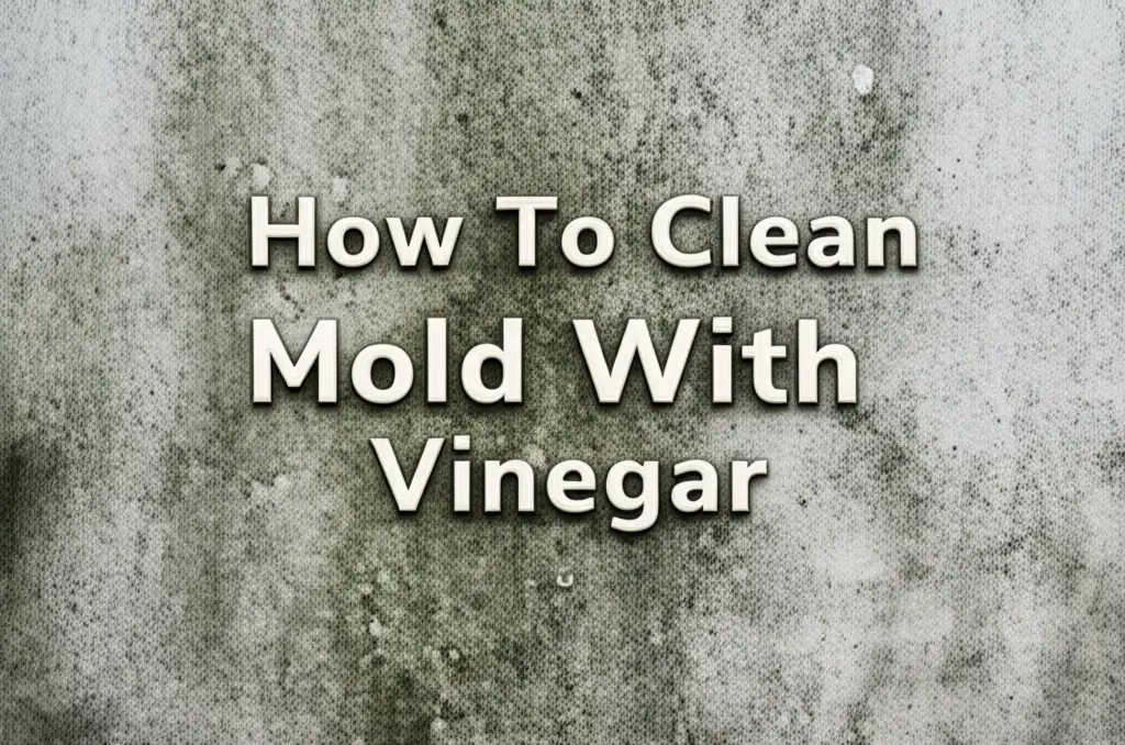 How To Clean Mold With Vinegar