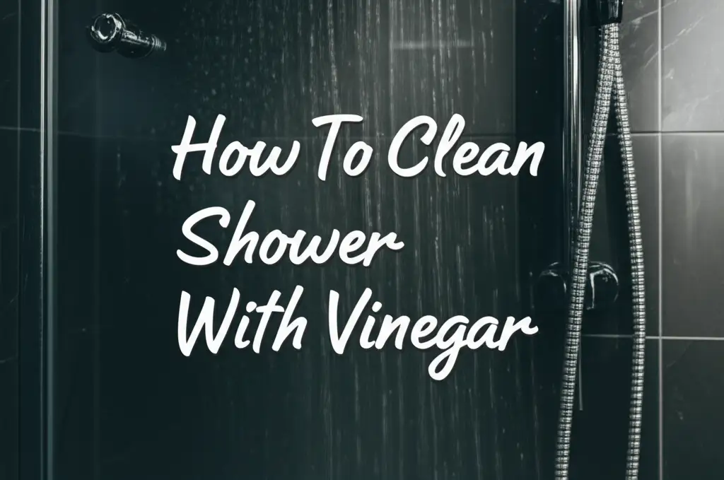 How To Clean Shower With Vinegar