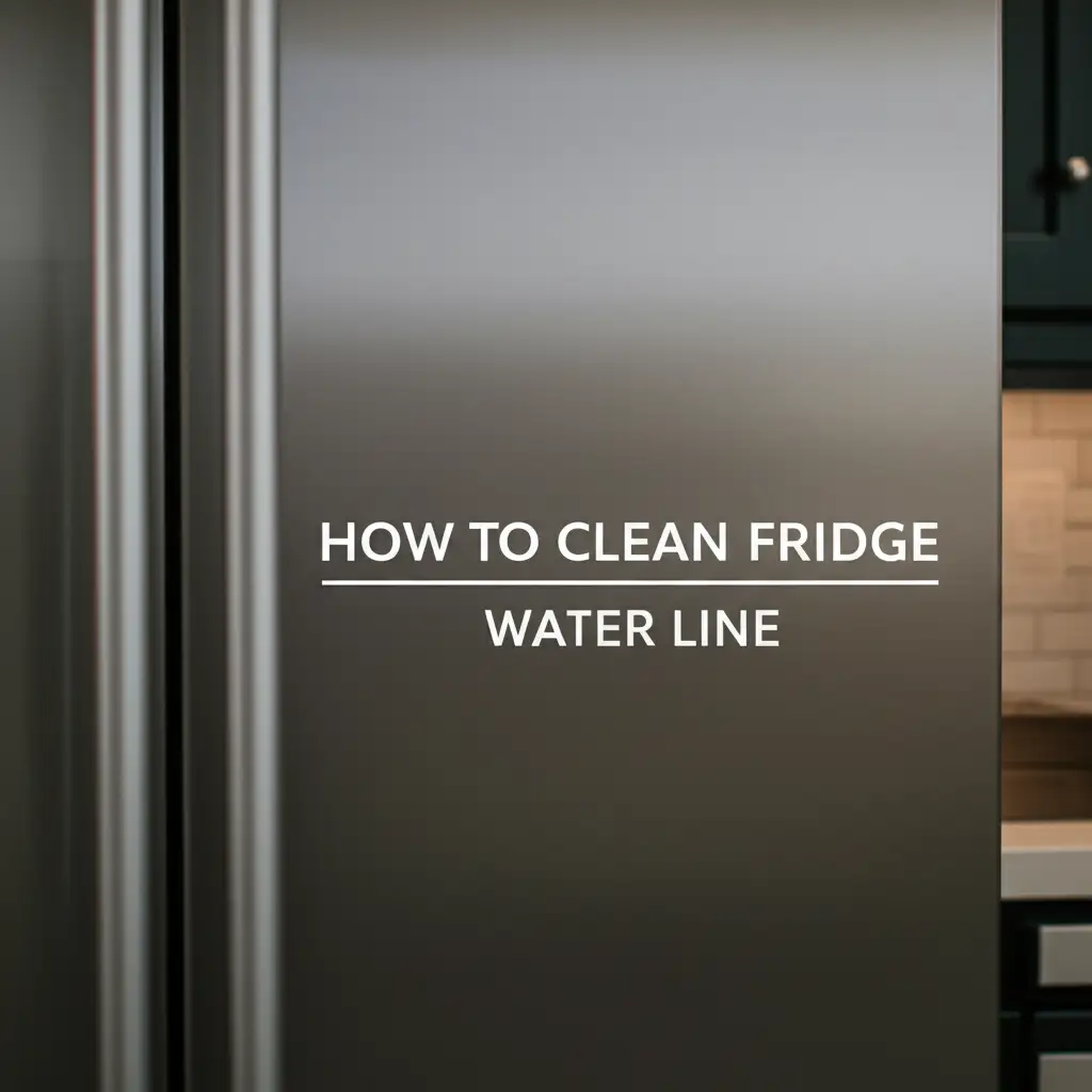 How To Clean Fridge Water Line