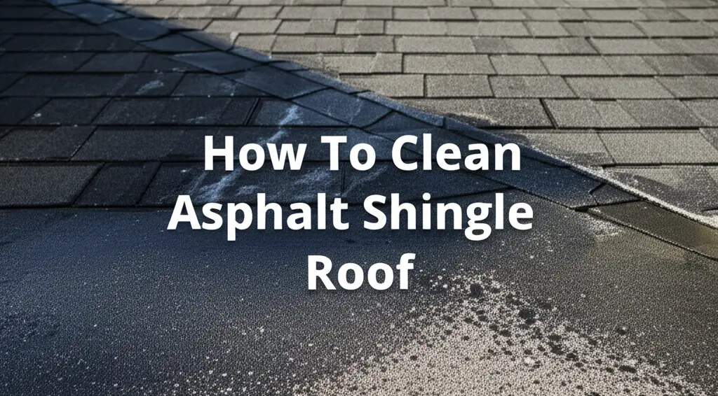 How To Clean Asphalt Shingle Roof