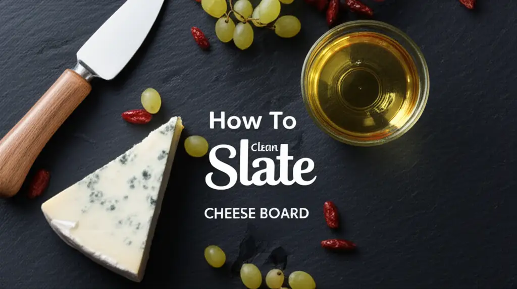 How To Clean Slate Cheese Board