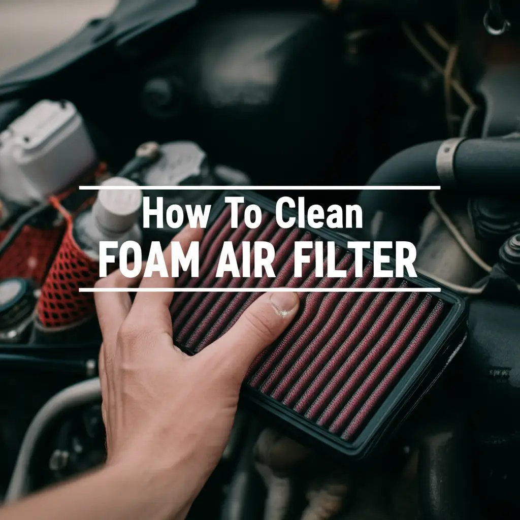 How To Clean Foam Air Filter