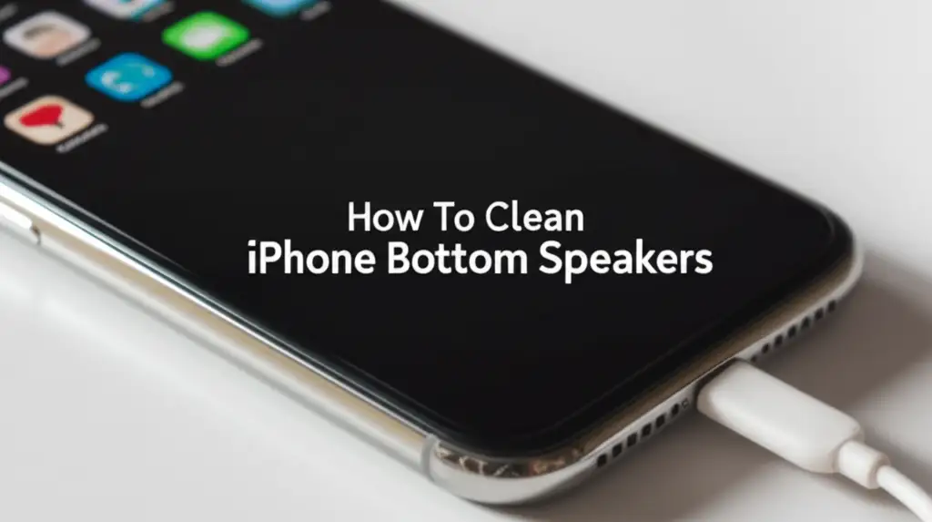 Learn how to clean iPhone bottom speakers safely and effectively. Restore clear sound, remove dust, and improve your iPhone's audio performance.