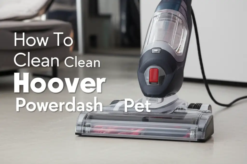 How To Clean Hoover Powerdash Pet