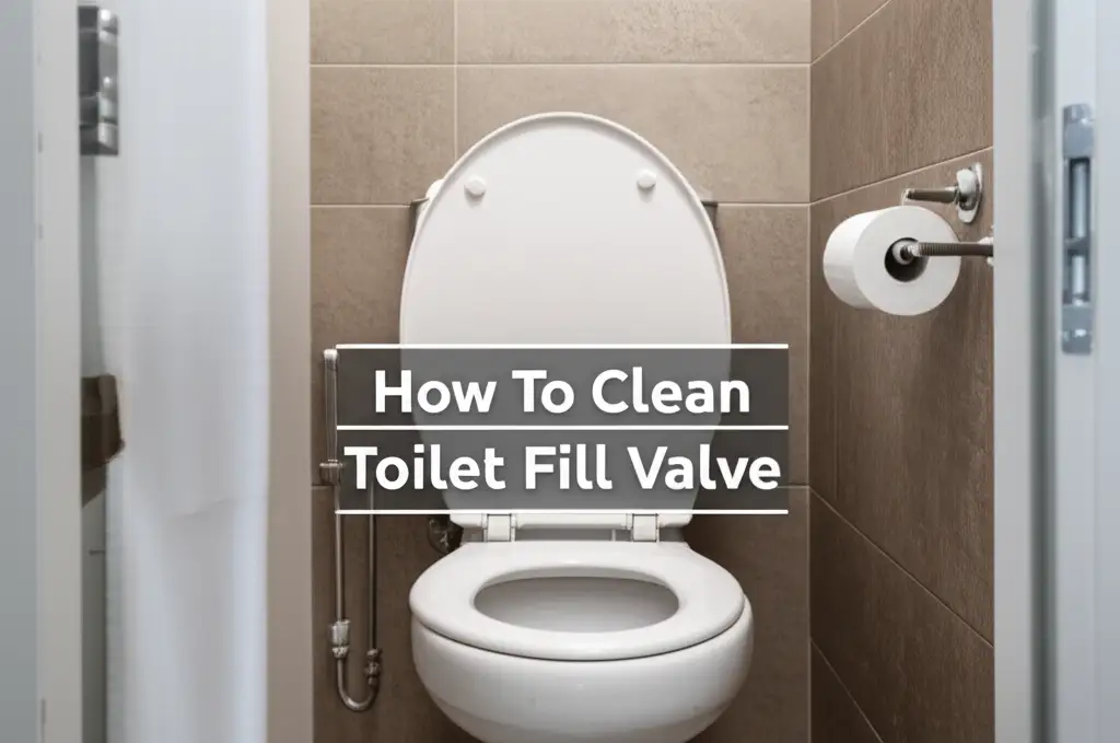 How To Clean Toilet Fill Valve