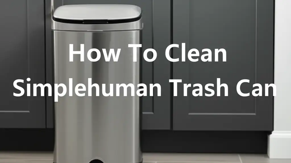 How To Clean Simplehuman Trash Can