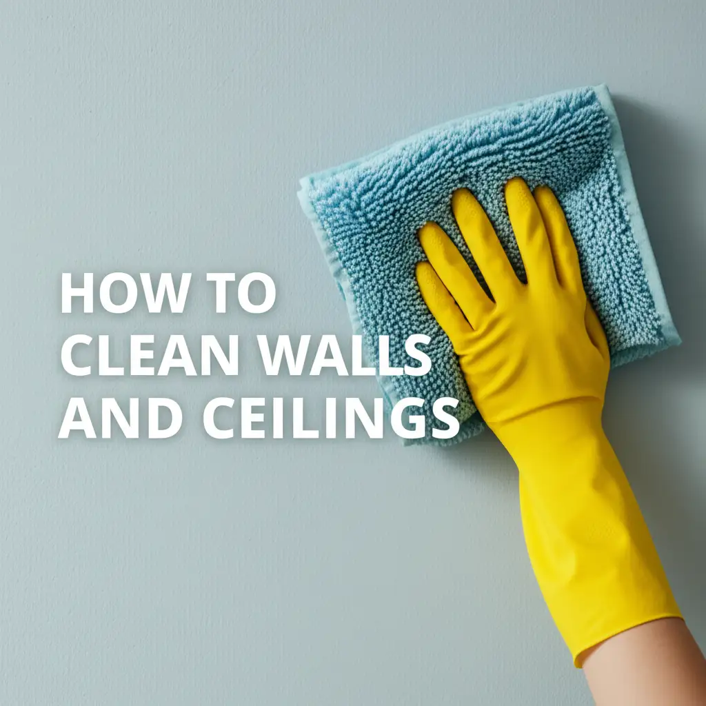 How To Clean Walls And Ceilings
