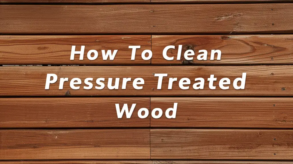 How To Clean Pressure Treated Wood