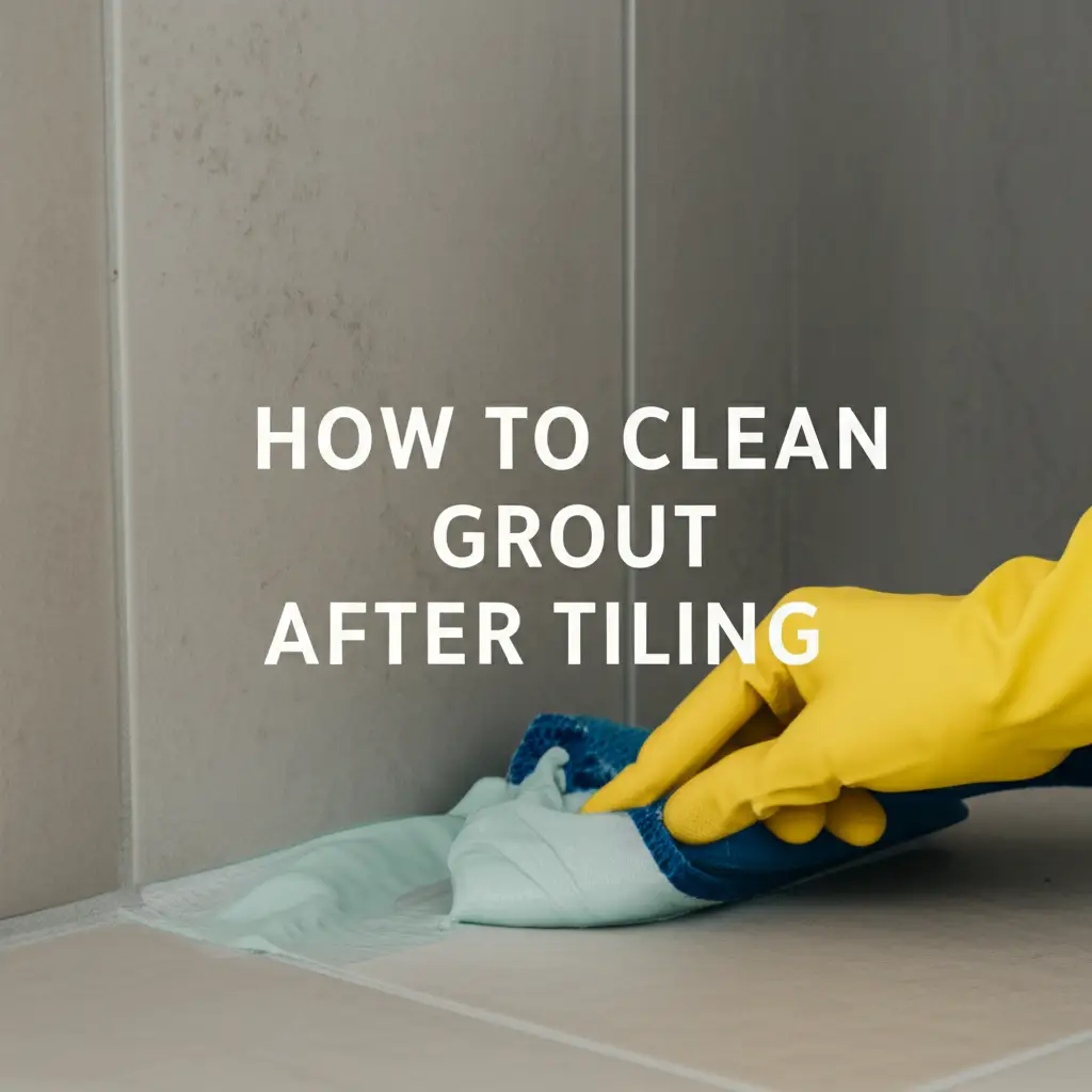 Learn how to clean grout after tiling to remove haze and residue. Get expert tips for fresh grout cleaning and maintaining newly tiled surfaces effectively.