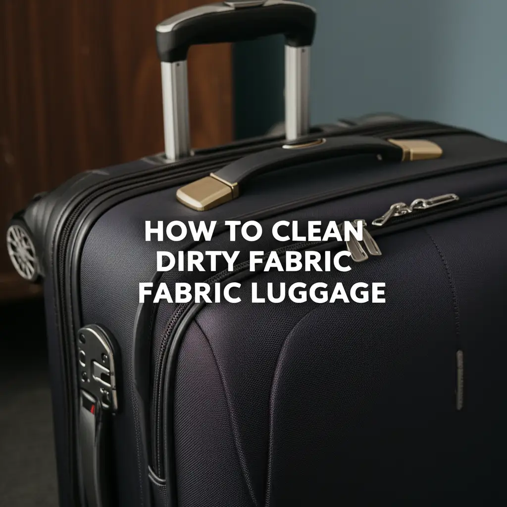 How To Clean Dirty Fabric Luggage