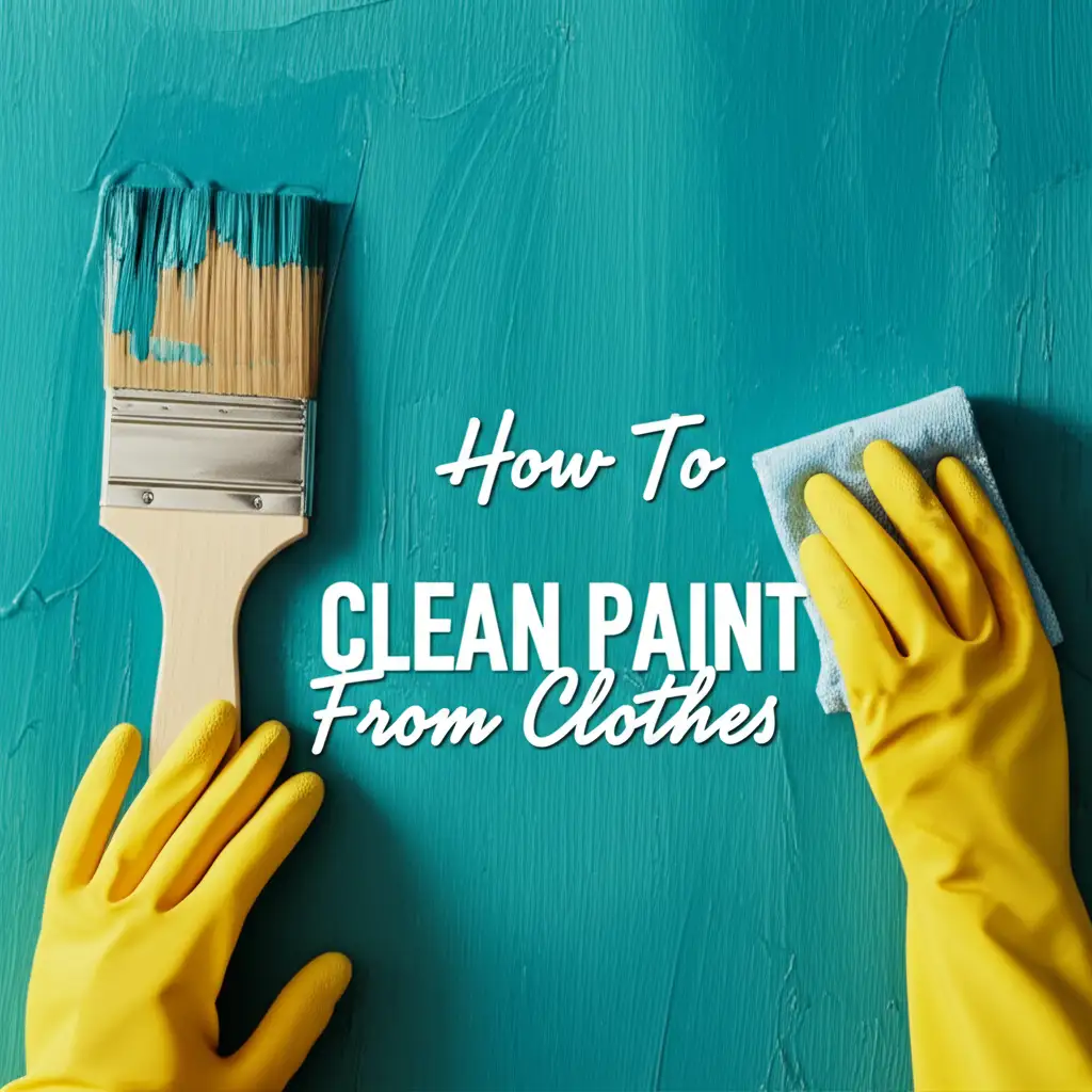 How To Clean Paint From Clothes