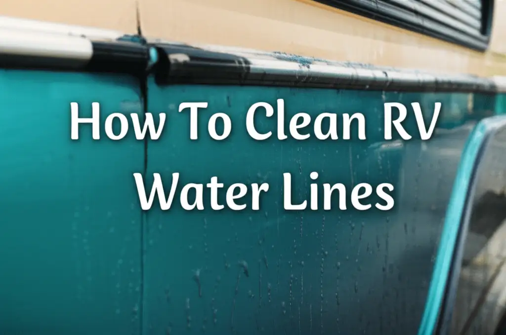 How To Clean Rv Water Lines