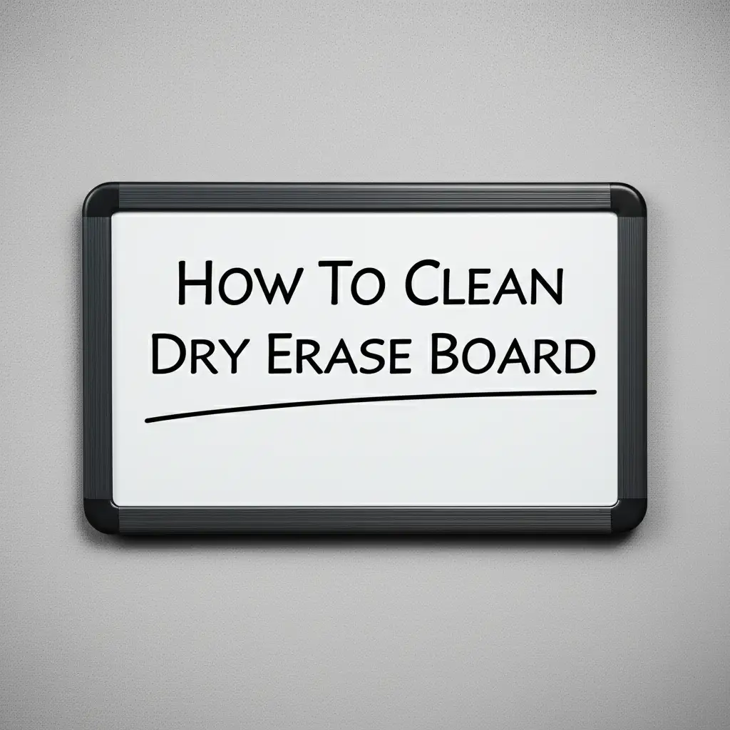 How To Clean Dry Erase Board