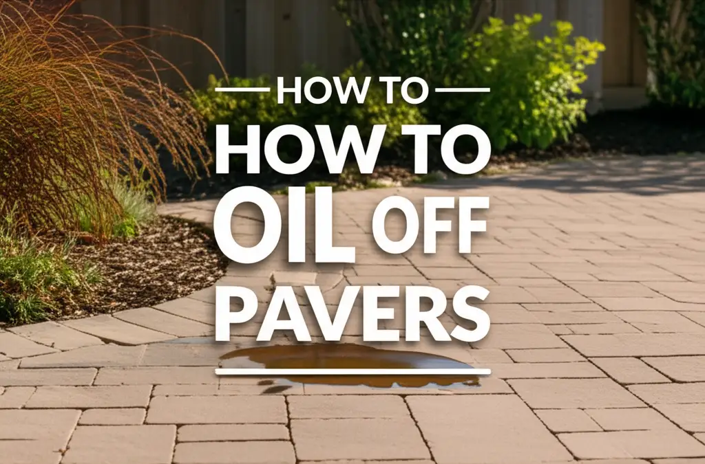 How To Clean Oil Off Pavers