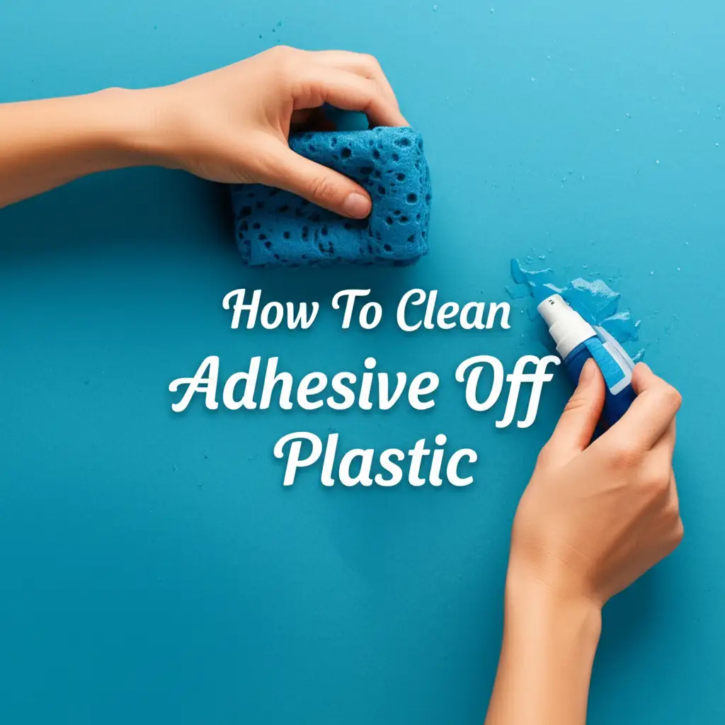 How To Clean Adhesive Off Plastic